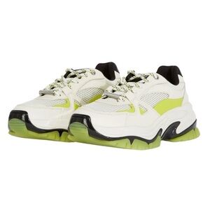 The Kooples Paris WHITE SNEAKERS WITH PLATFORM SOLE NIB size 38/7 women’s